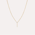 Solid Gold Fallen Star Necklace