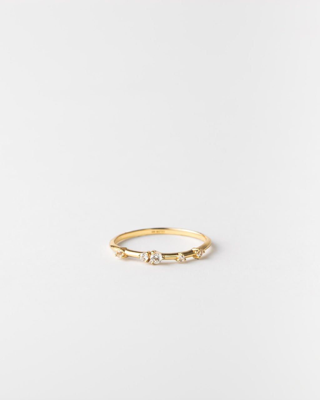 Starscape White Sapphire Ring