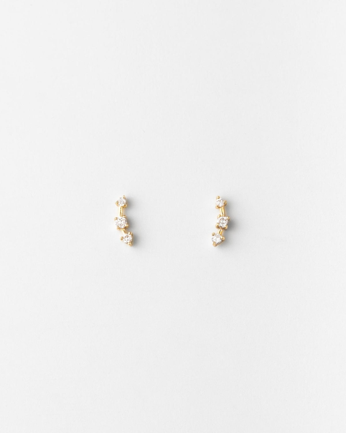 Astra Diamond Bar Studs
