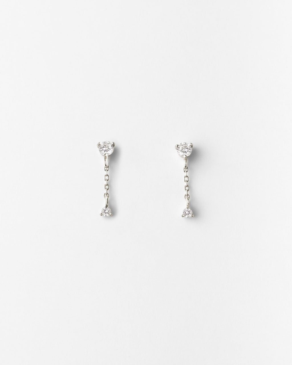 Starfall White Sapphire Earrings