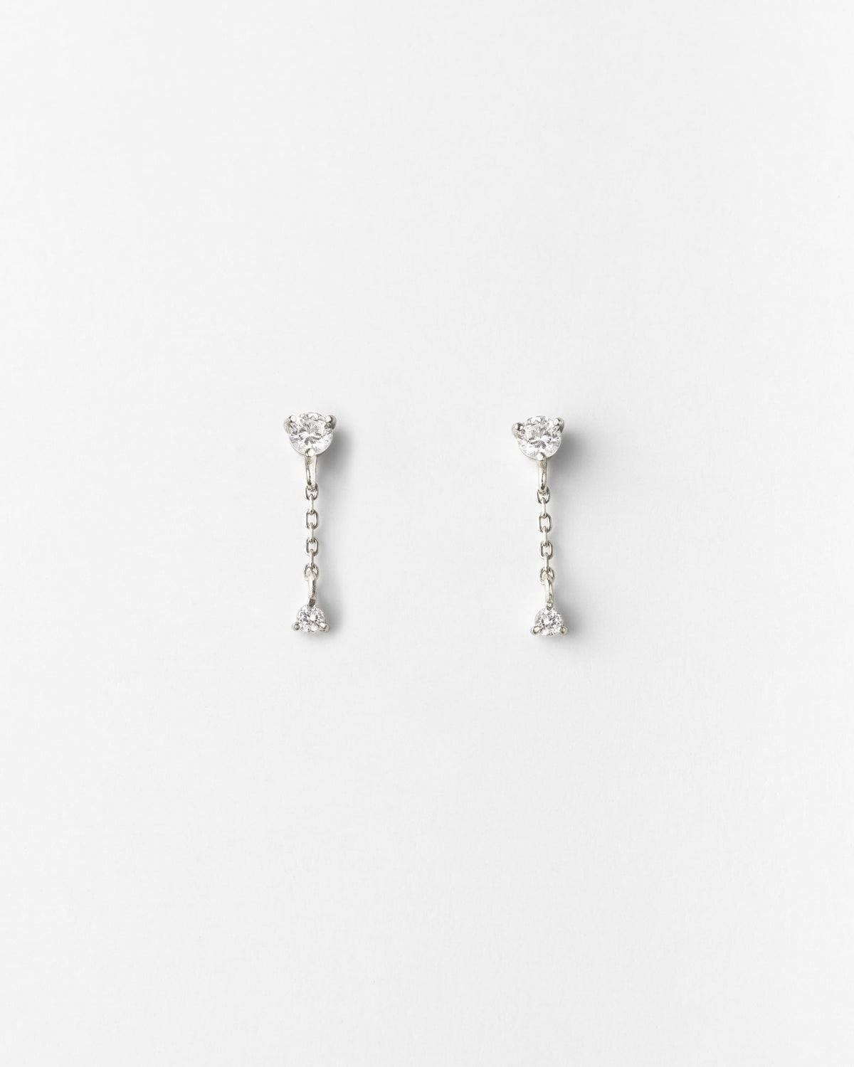 Starfall White Sapphire Earrings
