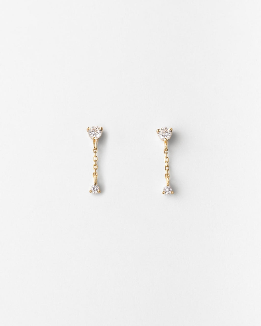 Starfall White Sapphire Earrings