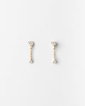 Starfall White Sapphire Earrings
