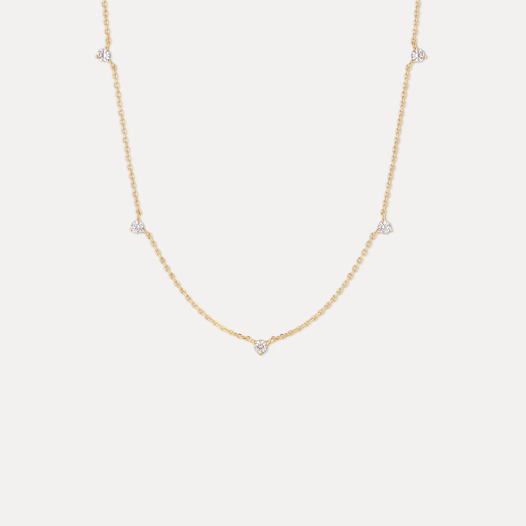 Starlet Station Necklace