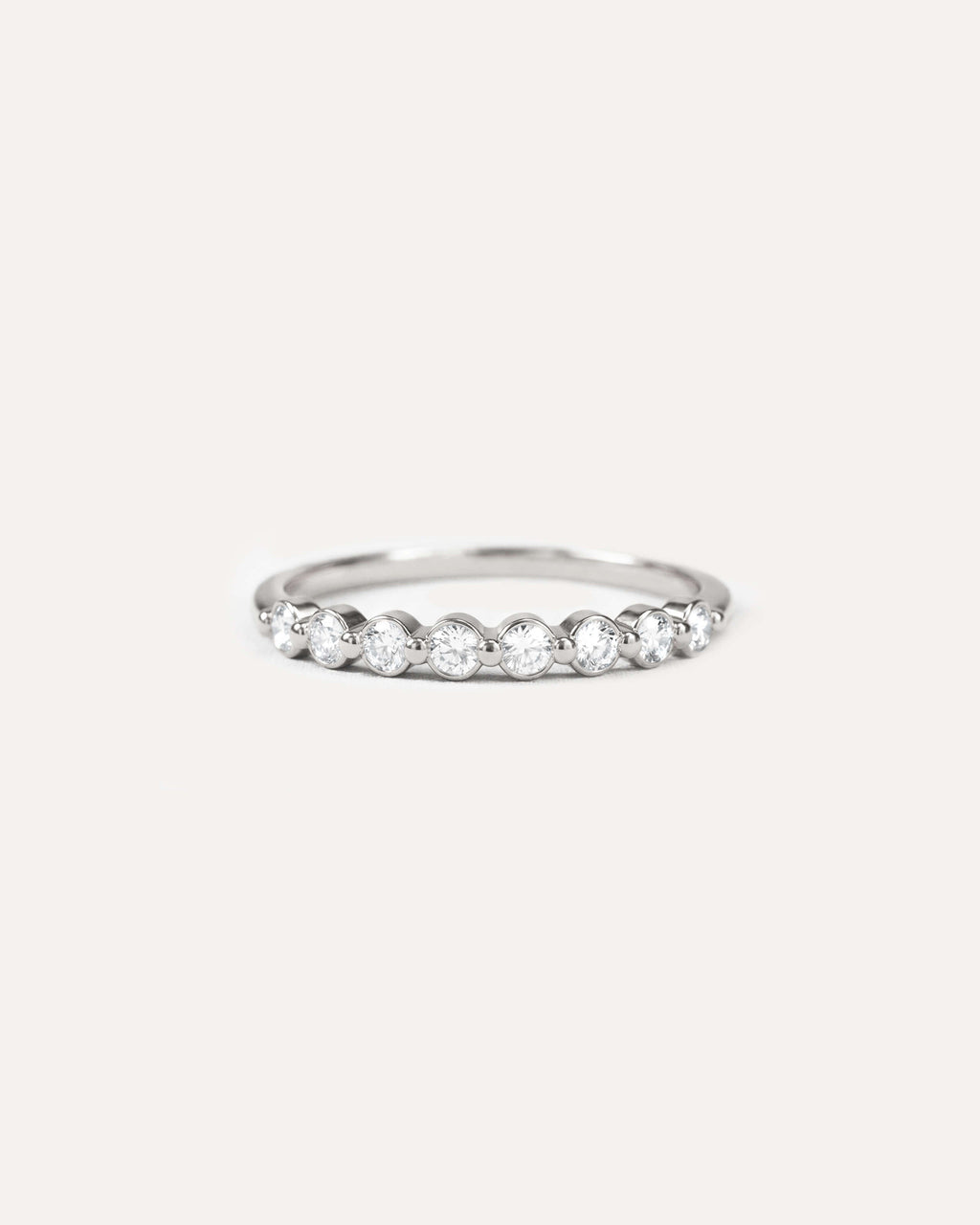 Grand Luminary White Sapphire Ring