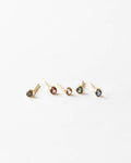 Mini Aura Birthstone Studs