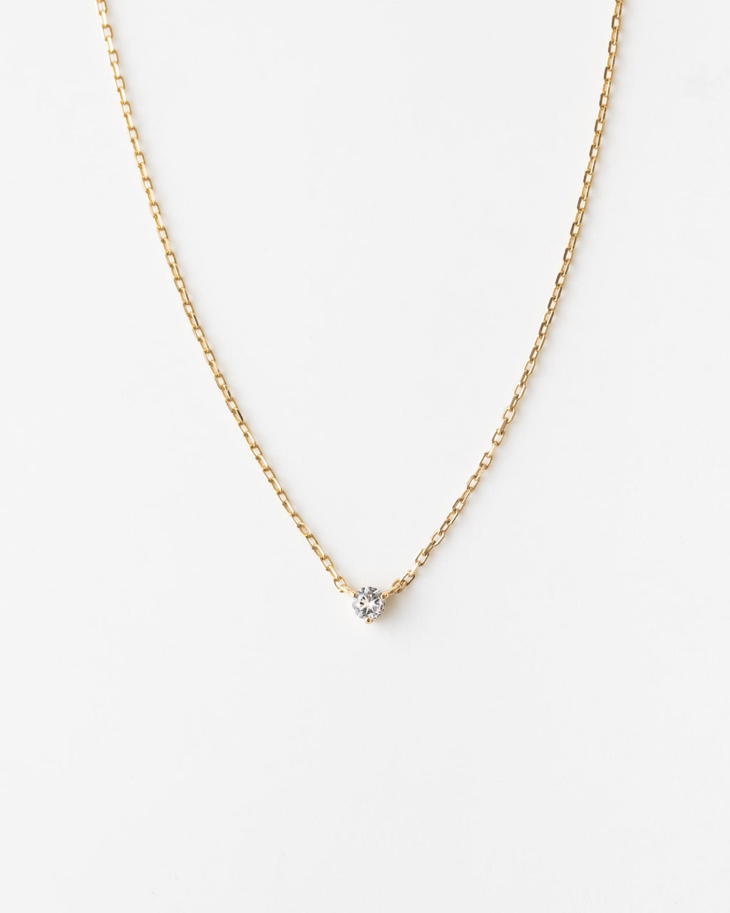 Polaris White Sapphire Necklace
