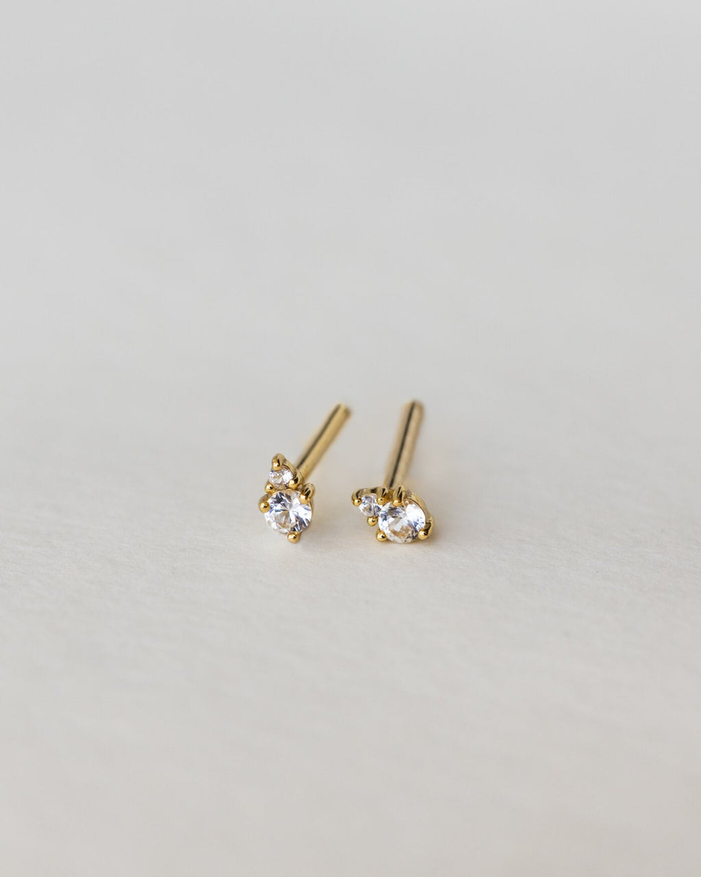 Morningstar White Sapphire Studs