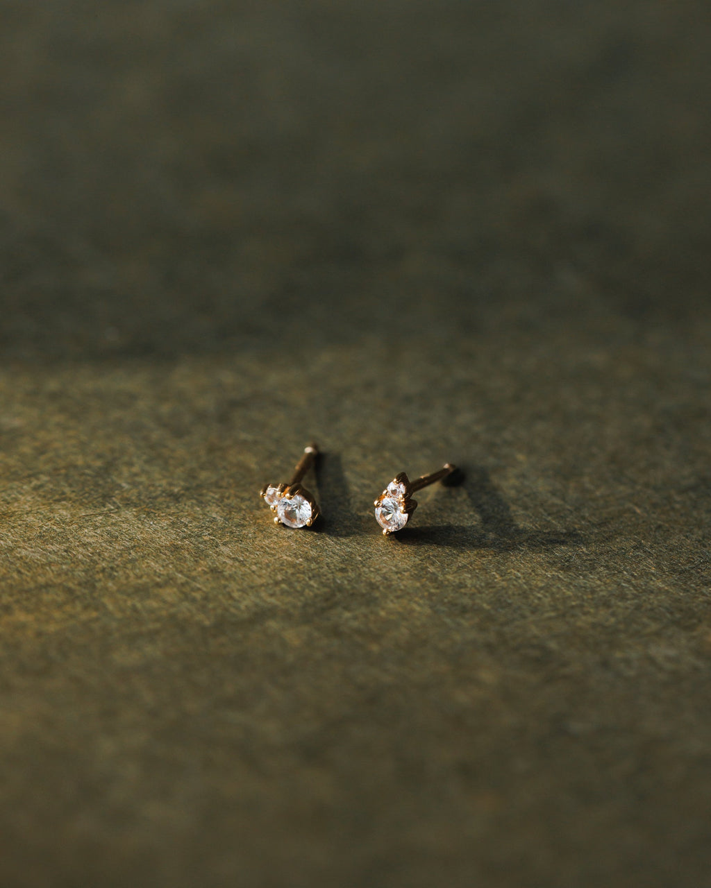 Morningstar White Sapphire Studs